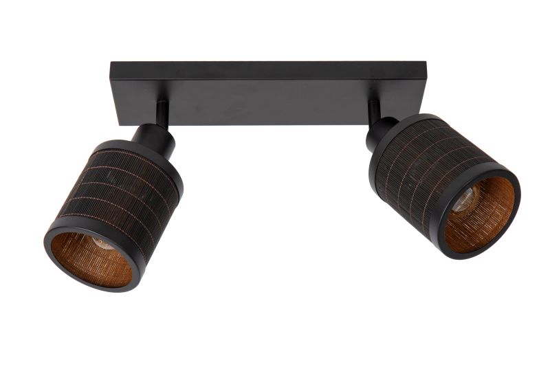 Lucide TAGALOG - Stropné bodové svietidlo - 2xE27 - Čierne